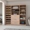 Bestar Bestar Pur 86 in Closet Organizer with Storage Cubbies in rustic brown 26853-000009 - alternate 8